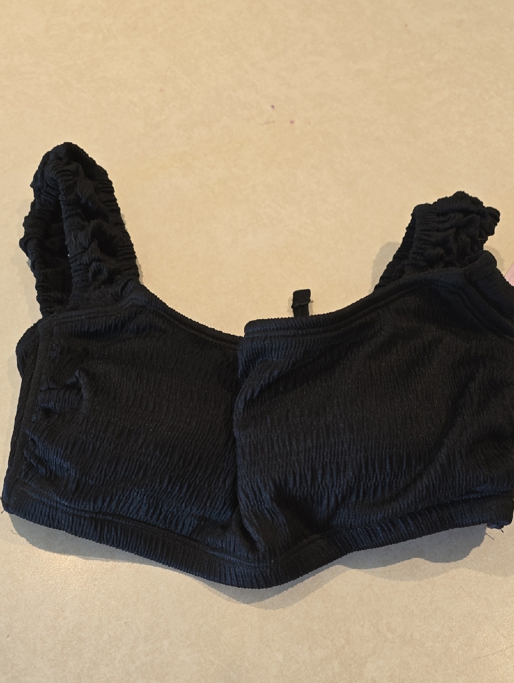 Wild Fable Black Bikini Top Size Small